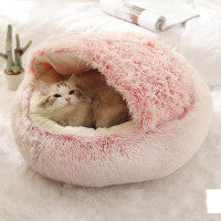 PawPillow™ Cozy Plush 2-in-1 Pet Bed – Warm & Soft for Dogs & Cats
