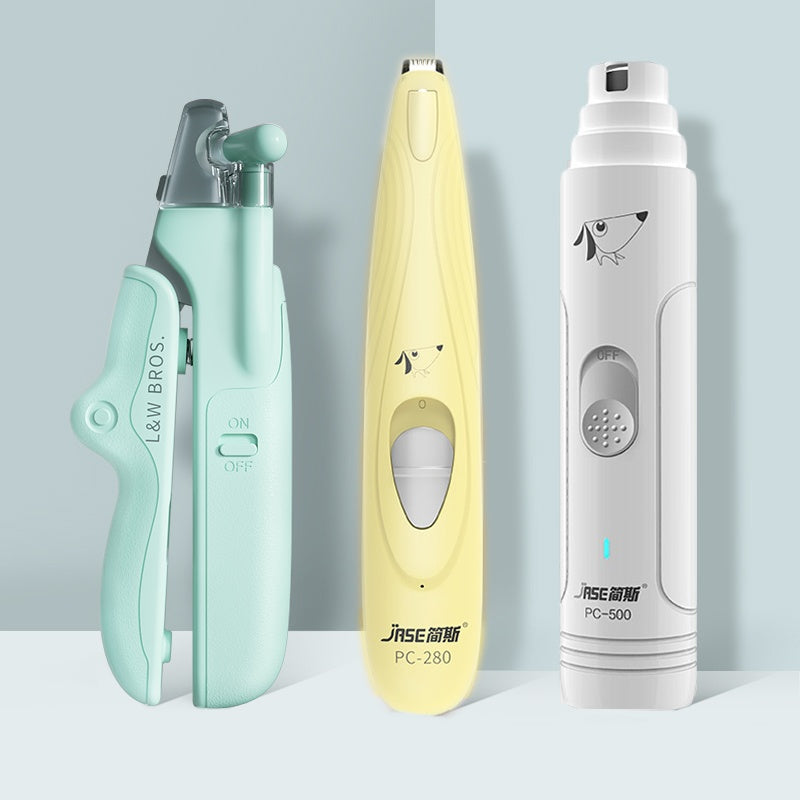 TrimSure™ LED Pet Nail Clippers – Precise & Safe Grooming for Dogs & Cats