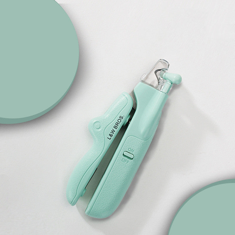 TrimSure™ LED Pet Nail Clippers – Precise & Safe Grooming for Dogs & Cats