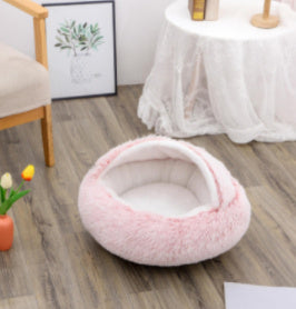 PawPillow™ Cozy Plush 2-in-1 Pet Bed – Warm & Soft for Dogs & Cats