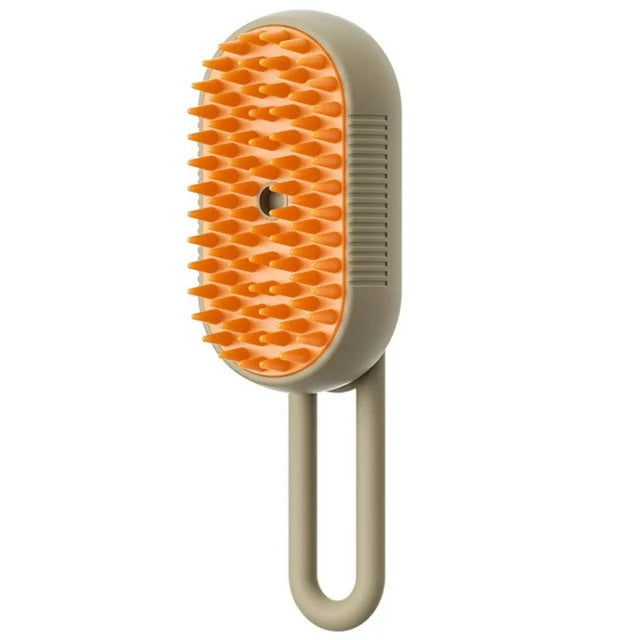 GroomEase 3-in-1 Electric Pet Steam Brush