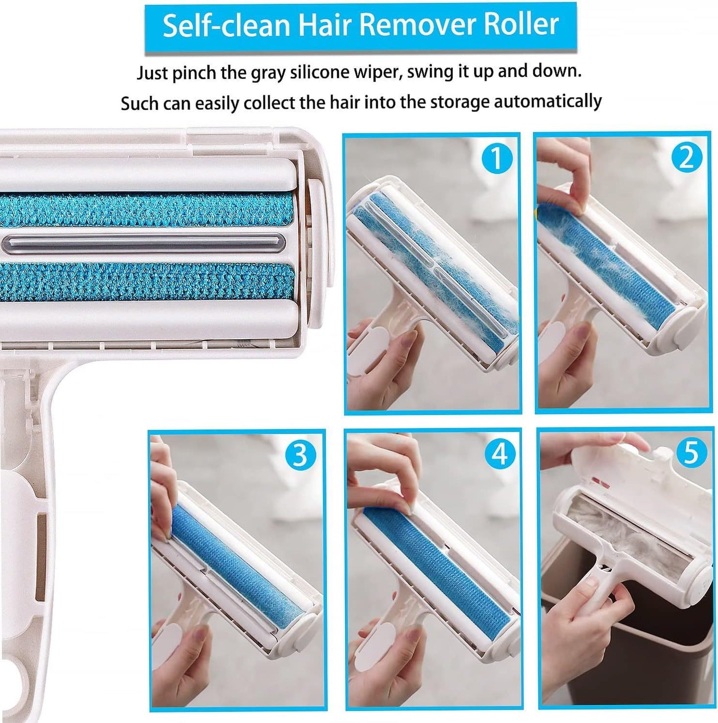 RollClean Hair Remover Brush